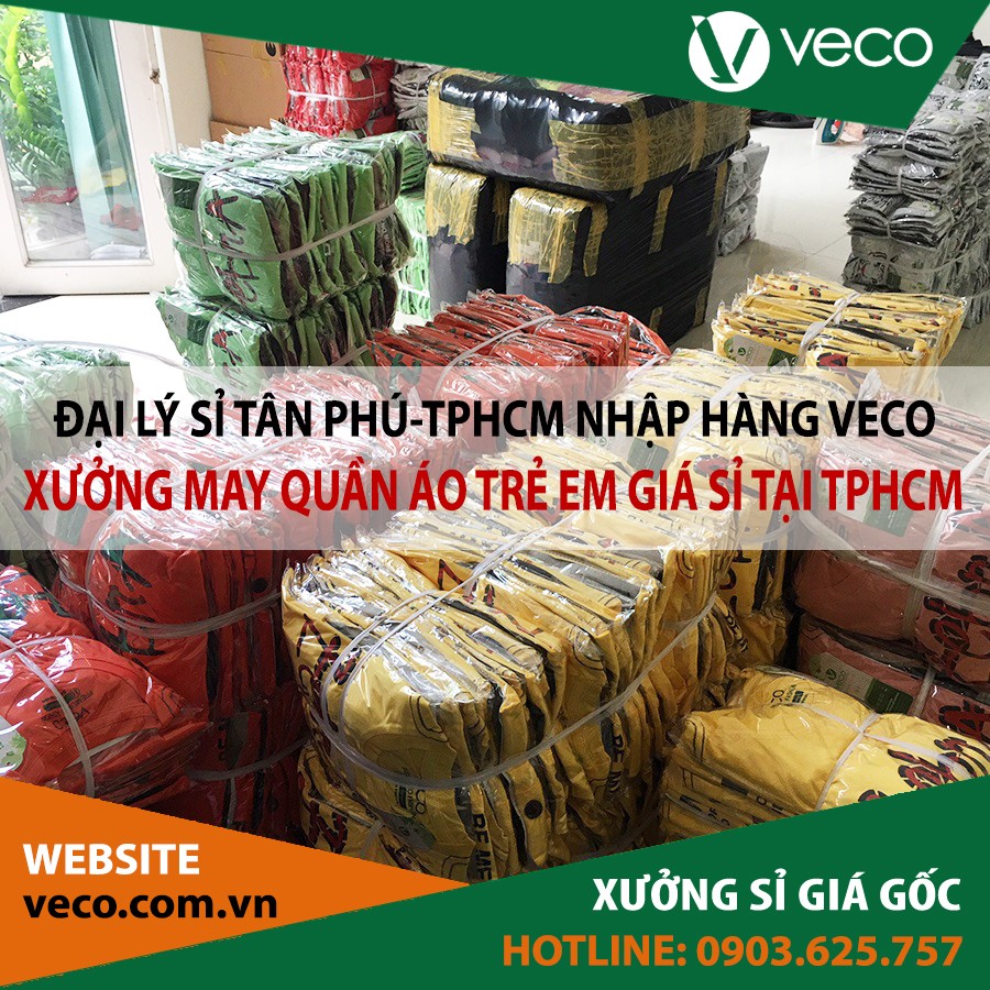 VECO-xưởng may quần áo trẻ em giá sỉ tại tphcm